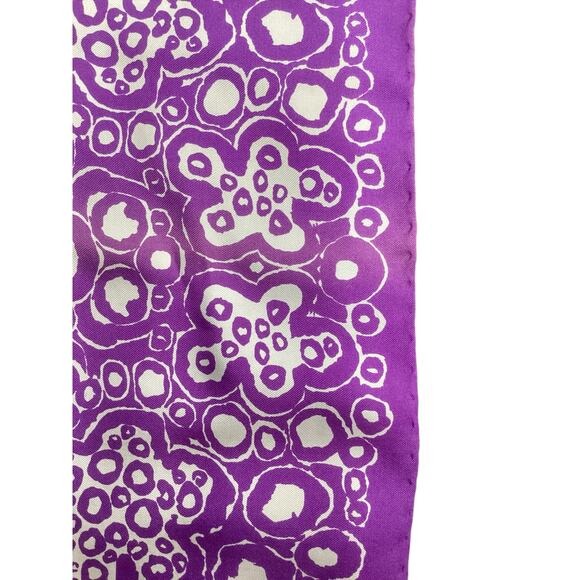 Givenchy | Accessories | Vintage Givenchy Womens Square  Vintage Givenchy Women’s Square Scarf Purple And White Silk